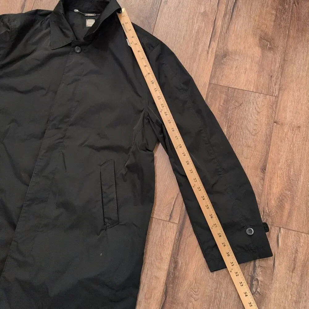 Drizzle Men's XL Trench Coat Rain Coat Outdoors‎ Matrix Black